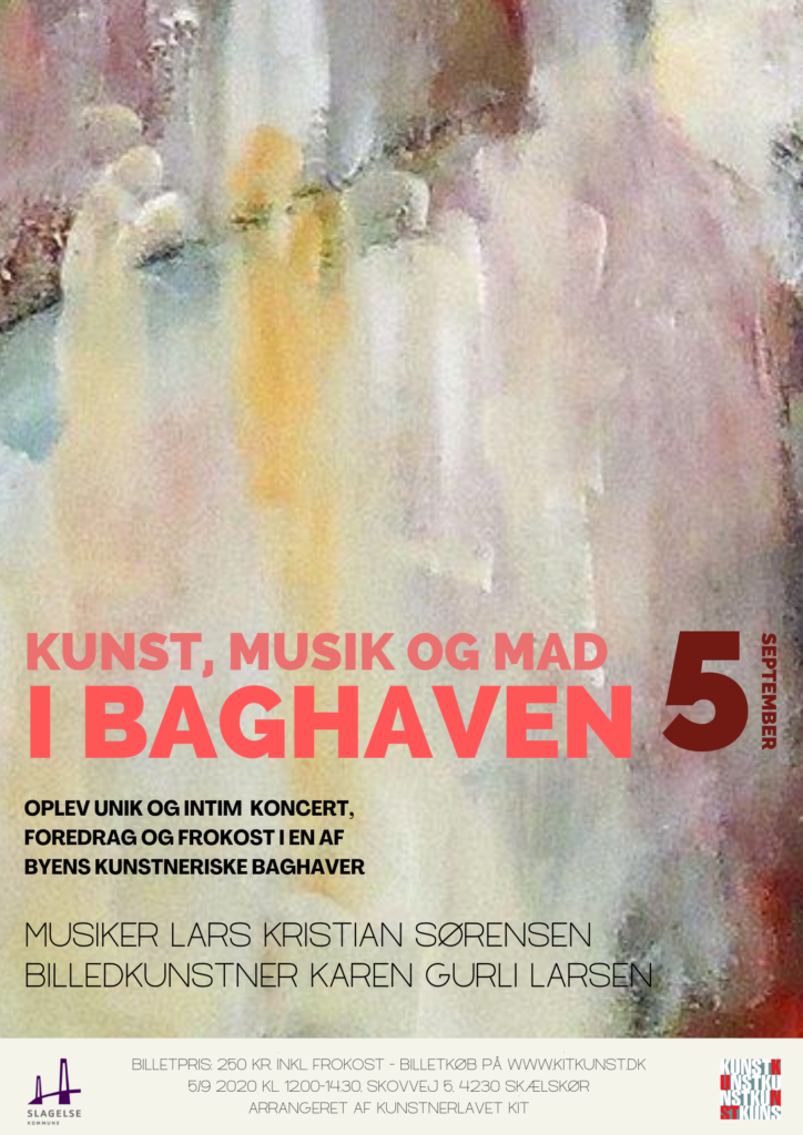 Kunst, musik og mad i baghaven